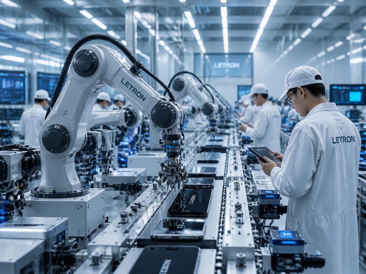 Ligne d'assemblage de smartphones VIVO